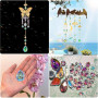VEEKAY 402 Pièces Kits de Fabrication de Attrape-Soleil,DIY Cristal Suncatchers,Pendentif Cristal à Suspendre Attrape-Lumière,po