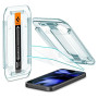 Spigen EZ Fit Verre Trempé [Lot de 2] pour Google Pixel 9a | Installation facile, Dureté 9H, Clarté cristalline, Anti-traces, Se