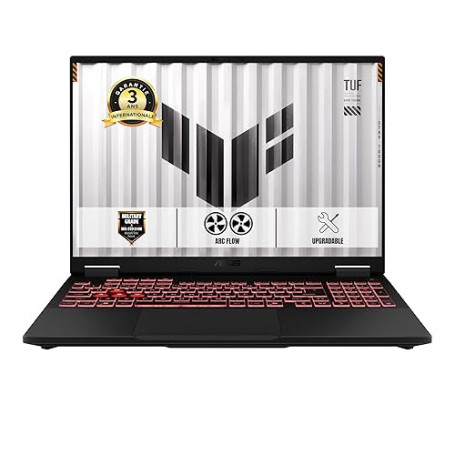 ASUS TUF Gaming A16 16 Pouces FHD Plus 165Hz PC Portable (processeur AMD Ryzen 7 260 up to 5.1 GHz, 16GB DDR5, 512GB SSD, NVIDIA