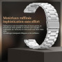 SeGinn Bracelet Métal pour Xiaomi Watch S5/5/S4/S4 Sport/2/2 Pro/S3/S1 Pro | Acier inoxydable 22 mm de remplacement pour Redmi W