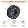 Amazon Basics Filament TPU pour imprimante 3D, 1.75 mm, Noir, bobine de 1 kg