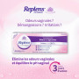 REPLENS - Gel Vaginal, Traitement des Odeurs, Rééquilibre le pH, Sans Hormones, Sans Parfum, Lot de 3 Unidoses