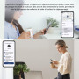 ATUVOS Traceur Android Air Tag Lot de 4 | Smart Tag, Fonctionne avec l'app Google et Apple Localiser, Localisateurs Bluetooth po