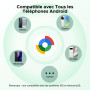UGREEN FineTrack G Traceur Fonctionne Lot de 4 Android Uniquement | avec Find Hub, Chargement USB C, Localisateur Objets Bluetoo