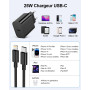 LumFocus 25W Fast Charger for iPhone and 2M Cable, 【MFi Certified】 Fast Charger for iPhone 14/14 Plus/14 Pro/14 Pro Max/13/12/11