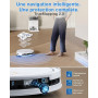 ECOVACS DEEBOT T50 Pro Omni Gen3 Robot Aspirateur Laveur 25000Pa 81mm AIVI | ZeroTangle 3.0, lavage 75°C séchage 45°C, station O