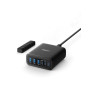 Anker Chargeur USB C 112W, Station 6 Ports | pour iPhone 16/16 Plus/16 Pro/16 Pro Max/Séries 15/14/ 13, MacBook Air, Pixel, Gala