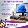 PC Ultra Mini – Intel Core i3 | Windows 11 Pro | SSD 250Go | RAM 8Go | Wi-FI | Écran 22’’ + Clavier & Souris | Ordinateur de Bur