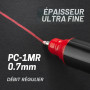 Posca 153544841 Lot de 8 Marqueur peinture avec encre à base d'eau et pointe aiguille extrafine calibrée de, 0,7 mm
