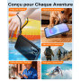 Beeasy Coque pour Samsung Galaxy A57 IP68 Étanche, Coque Antichoc Militaire 360° Robuste Résistante avec Protection Écran et Cam