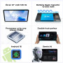 Luzglo P12 Android 16 Tablette 12 Pouces, 48Go RAM+128Go ROM/2To TF, T7280 Octa-Core, IPS 2.4K, 120Hz, 10000mAh/18W, WiFi5, 8MP+