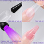 ASENTER 5W Lampe à Ongles UV Gel pose Capsules Americaine, pour Colles Vernis à Ongles en Gel, Mini Lampes de séchage pour le Du