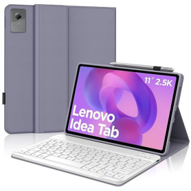 JADEMALL Clavier pour Lenovo Idea Tab 11" 2025, AZERTY Français Clavier Magnétique Détachable Bluetooth pour Tablette Lenovo Ide