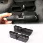 DIYUCAR Joint de sortie d'air noir sous le siège pour X3 F25 X4 F26 2011-2017 Conduite à gauche Accessoires pour conduite à gauc
