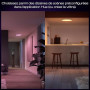 Philips Hue Devote Plafonnier Slim, S, 291 mm Rond, Blanc | White and Color Ambiance, Smart LED, 16,6 W, Variation Intensité Lum