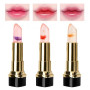 3 Pièces Beauté Jelly Lipstick, Rouge à Lèvres Magique Changeant de Couleur, Fleurs Transparent Baume à Lèvres Set, Soin Naturel