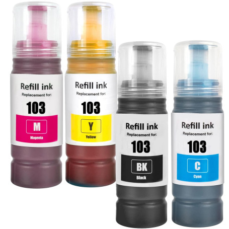 LAIPENG 103 Encre Compatible avec Epson 103 pour L1110 L1200 L1210 L1250 L3100 L3101 L3110 L3111 L3116 L3150 L3151 L3156 L3160 L