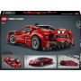 LEGO Technic Voiture Ferrari 488 Pista 42235 | Jouet pour garçon dès 9 ans, décoration gaming sur le sport automobile, moteur V8