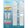 DSTOCK60 - LOT DE 6 MOUSSES PISTOLABLES - MOUSSE EXPANSIVE 750 ML - MOUSSE POLYURÉTHANE PROFESSIONNELLE - ISOLE, COLLE ET REBOUC