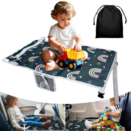 Rallonge de siège pour enfants, repose-pieds en avion | hamac avec extension de siège, repose-pieds portable pour les voyages en