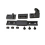 SBGJMY Kit Tactique D’Arrêt de Main Mlok Keymod, 4 Pièces/Ensemble Couvercle de Rail Poignée Avant Foregrip pour Le Système de R