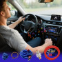SZHUGEKI 10GA Cable Ampli Voiture, 4.5 Meter Kits de Fils de Caisson | Technologie de Réduction du Bruit Haute Fidélité,Reproduc