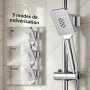 JUSTER Colonne de douche thermostatique,Effet,pluie 28 cm,Colonne de douche | Colonne douche thermostatique, pomme pluie 28cm, 3