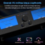 DoukAudio 600W Amplificateur 2/4 canaux : Sélecteur d'enceintes | Amplificateur numérique pour Eversolo DMP-A6 avec entrées XLR-