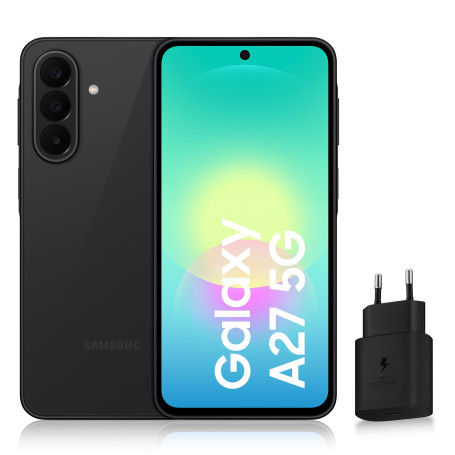 Samsung Galaxy A27 5G, Smartphone Android, 12 Go, Noir, Version FR | Entourer pour Chercher, Effaceur d'Objet, Transcription Voc