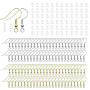 PLABBDPL 200 Pièces Crochets de Boucle d'oreille Or Agrent terne en Acier Inoxydable, Fil d'oreille Crochets avec Boule Ressort