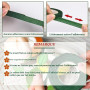 XFentech Lot de 3 Ruban de Fleuriste - Vert Foncé Rouleaux de Ruban Adhésif en Papier Floral Rubans de Fleuriste Bande de Fleur