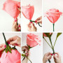 BOBOZHONG Auto-adhésif Rubans Floraux, 2 Rouleaux Ruban De Bouquet,Ruban Fleuriste, pour Les Ruban Adhésif pour Fleuriste pour C