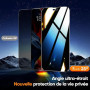 TAURI 2 Pièces Verre Trempé Anti-Espion pour iPhone 16 Pro Max | Dépoussiérage Automatique, Dureté 9H Résistant aux Rayures, San