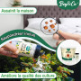 Bey&Co® Terre de Diatomée Alimentaire Blanche Non Calcinée | Hygiène Naturelle Chat, Chien, Poule, Maison, Jardin, Potager (1,5K