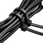 Amazon Basics Serre-câbles réglables, colliers de serrage pour gestion des câbles, 100/120/150/200/300 mm, 500 unité, lot de 1, 