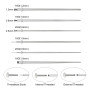 AceFun Lot outil extracteur piercing pince 16G 18G 20G dévisseur boule piercing broche insertion filetage interne filetage exter