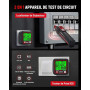 KAIWEETS Localisateur de Disjoncteurs avec Écran LCD 2,2", Testeur de Prise avec Test RCD, Détection de Tension NCV et Lampe Tor