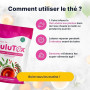 LULUTOX — Wellness Herbal Blend with Dandelion and Ginseng — Infusion for Bloating, Menopause, Weight Management and Vitality —