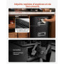 VEVOR Coffre-Fort à Double Porte, 93,45 L Armoire Sécurisée Numérique Noir | Clavier Électronique et Clé, Fente de Dépôt, Systèm
