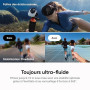 Insta360 GO Ultra Pack Créateur Noir - Caméra Vlog 4K Mains Libres | Appareil photo vidéo POV compact, caméra d'action magnétiqu