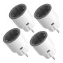 SONOFF S60ZBTPF Prise Intelligente Zigbee à relais, Blanc/Gris, Contrôle à Distance, Suivi Énergétique, Programmation, Protectio