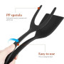 3 Pièces Pinces Spatule pour Œuf au Plat, PP Léger Compact | Antiadhésif, Facile à Nettoyer, Usage la Cuisine et Restaurant, For