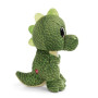 Peluche GLUBSCHIS Dino Tyrannosaurus Rex Xert 15cm Vert - Peluche Douce et Durable, Mignonne Peluche à câliner, pour Jouer, pour