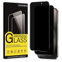 Coiwxmoi Verre Trempé pour iPhone 15 Pro Max Anti Espion Vitre Protection Ecran pour iPhone 15 Pro Max Anti-Espion Film Protecte