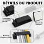 50 Pièces De Câble Adhésifs Pour Gestion De Fils,Cable Management Bureau,Organiseur Câbles Alimentation,Réseau,Fixation Sécurisé