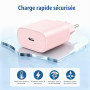 2Pack Chargeur iPhone 18 17 16 15, 20W USB C Chargeur Rapide 2M Câble C to C pour iPhone 18 Pro/17 Pro Max/17e/16e/16 Pro/15 Plu