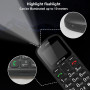artfone CS181 Noir - GSM Téléphone Senior Portable Débloqué avec Grandes Touches丨Bouton SOS丨Double SIM丨USB-C丨Radio FM丨Téléphone 