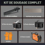 SOARFLY Poste à souder à électrodes ARC 250 A avec indicateur LED, double tension 110 V/220 V IGBT Inverter Poste à souder porta
