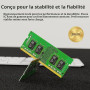 Timetec 8 Go DDR4 2400 MHz (PC4-2400T) PC4-19200 SODIMM – Non-ECC sans Tampon, 260 Broches, 1,2 V, CL17, Module de mémoire pour