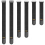 GripZz Sangles Elastiques avec Bandes Anti-dérapantes, (30/46/61 x 5cm) | 6 Pièces Sangles Scratch Résistantes pour des Rallonge